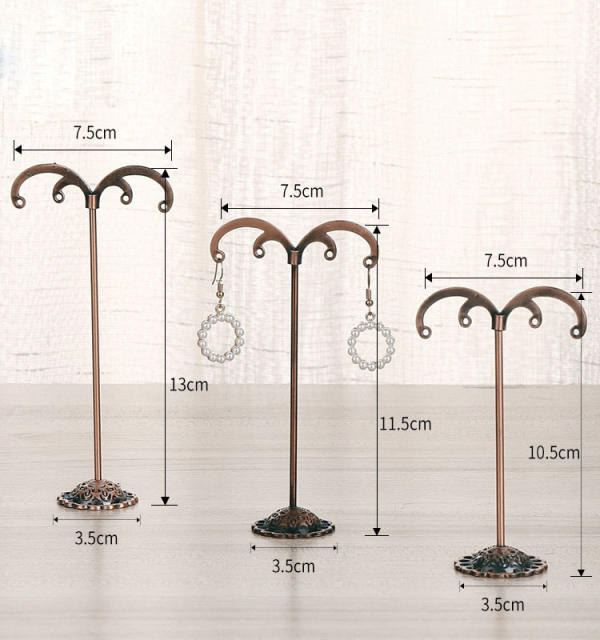 3pcs hot sale metal material jewelry display stand