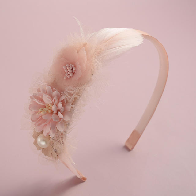 Sweet blooming flower cute color headband for kids
