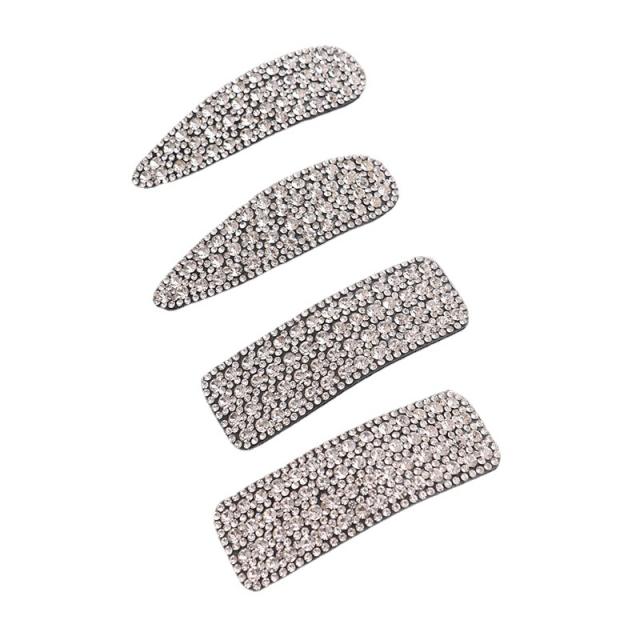 Luxury diamond snap hair clips 1pcs price