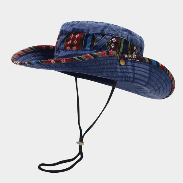 Amazon hot sale national trend outdoor fishing hat bucket hat