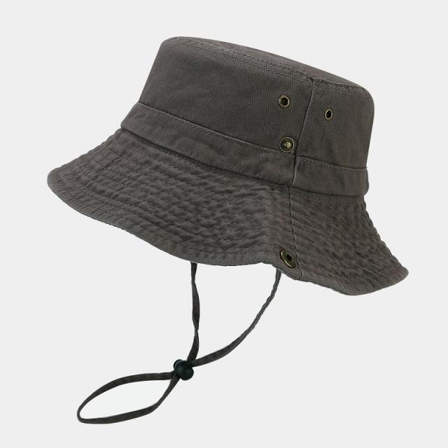 Plain color cowboy outdoor fishing hat bucket hat