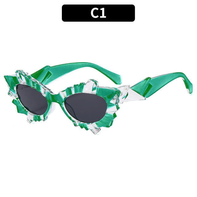 Personality Y2K small cat eye shape sunglasses