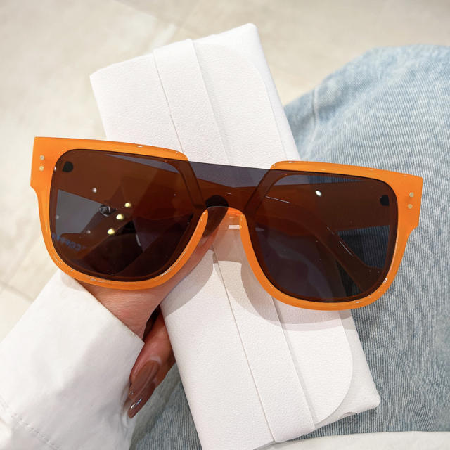 Easy match large frame sunglasses