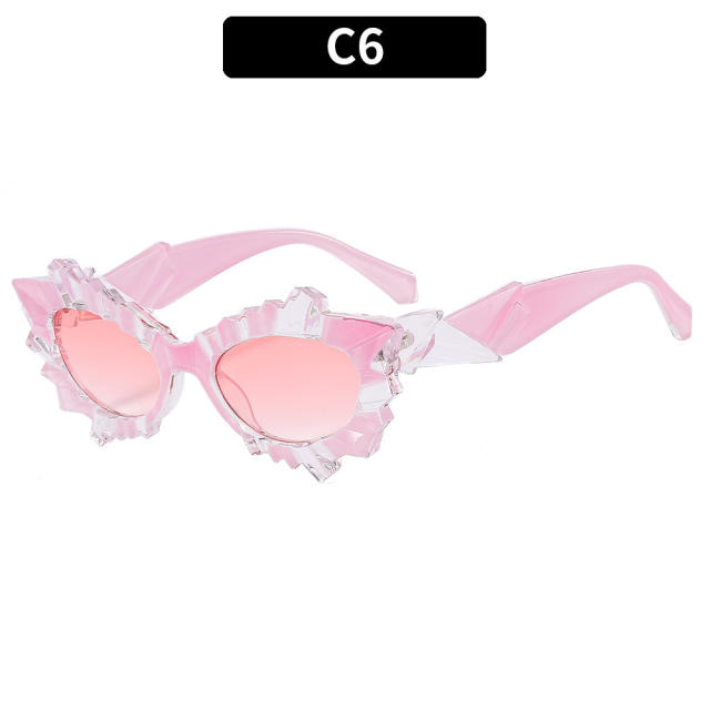 Personality Y2K small cat eye shape sunglasses