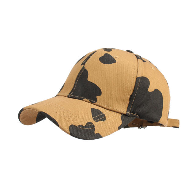 Classic cow pattern popular baseball cap