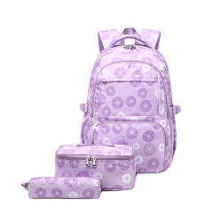 3pcs set large storage school bag lunch bag pencil case