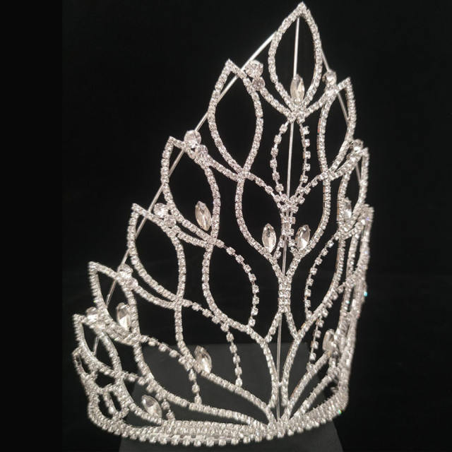 Hot sale hollow out diamond tall crown