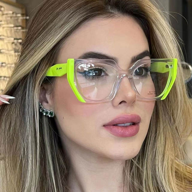 TR90 personality color matching blue light reading glasses