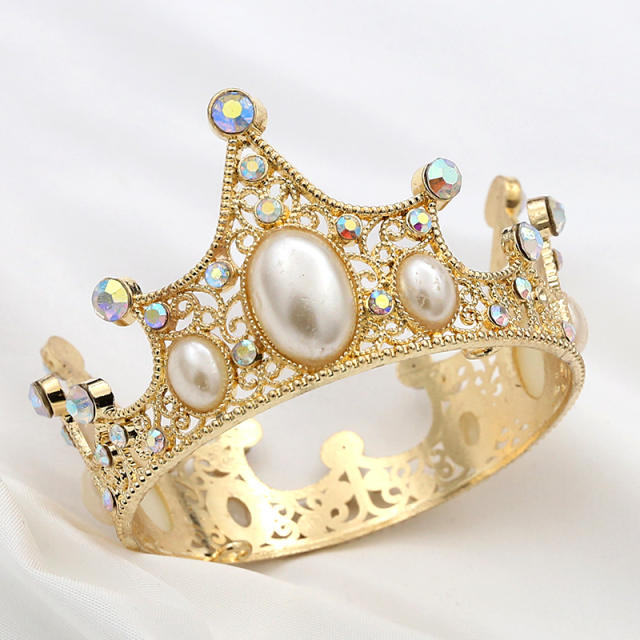 Small size pearl crown for cake bouquet