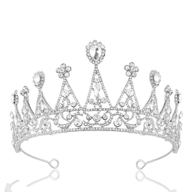 Delicate rhinestone 18 birthday bride crown
