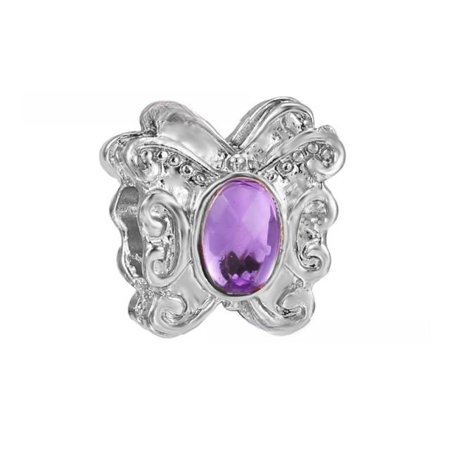 Magic purple color series diy bracelet charm bead