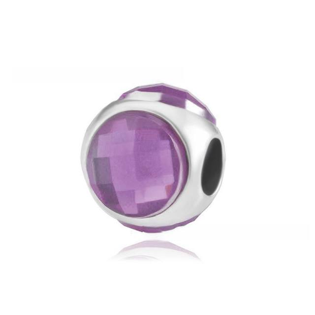 Magic purple color series diy bracelet charm bead