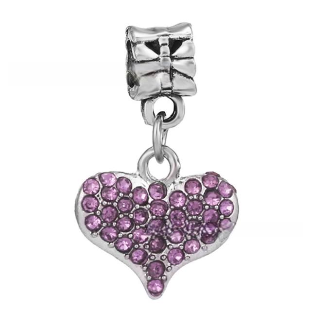 Magic purple color series diy bracelet charm bead