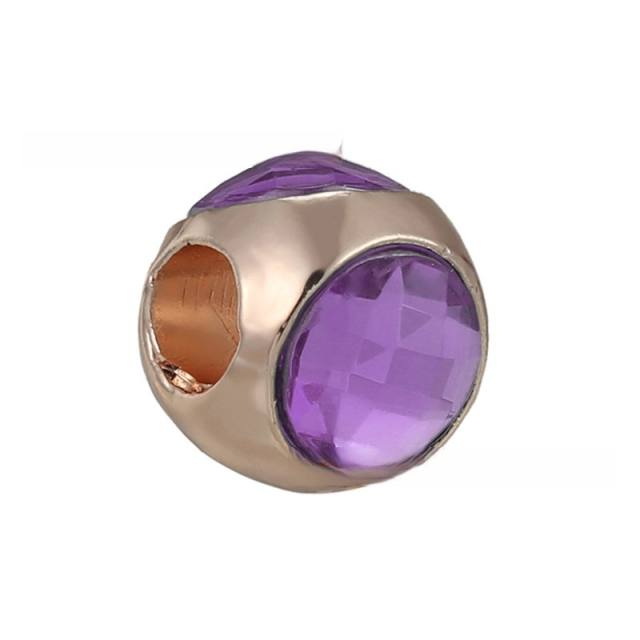 Magic purple color series diy bracelet charm bead