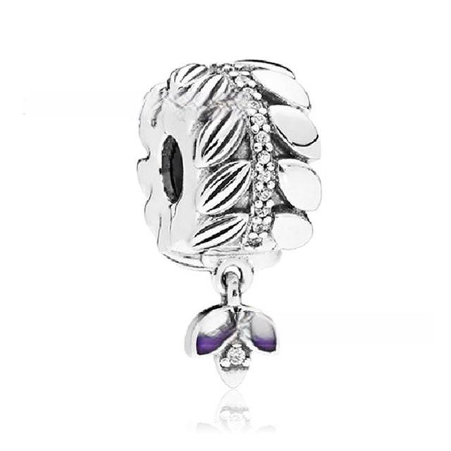 Magic purple color series diy bracelet charm bead