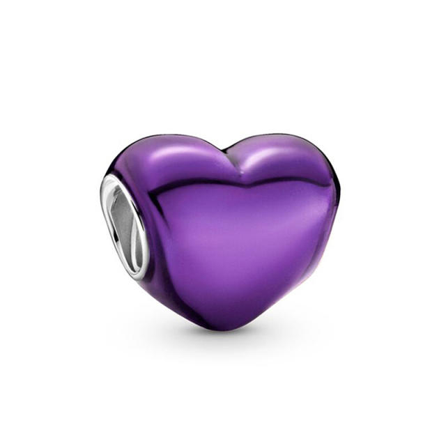 Magic purple color series diy bracelet charm bead