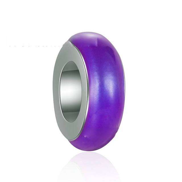 Magic purple color series diy bracelet charm bead