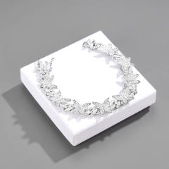 Chunky ice out butterfly cuban link chain necklace bracelet for men