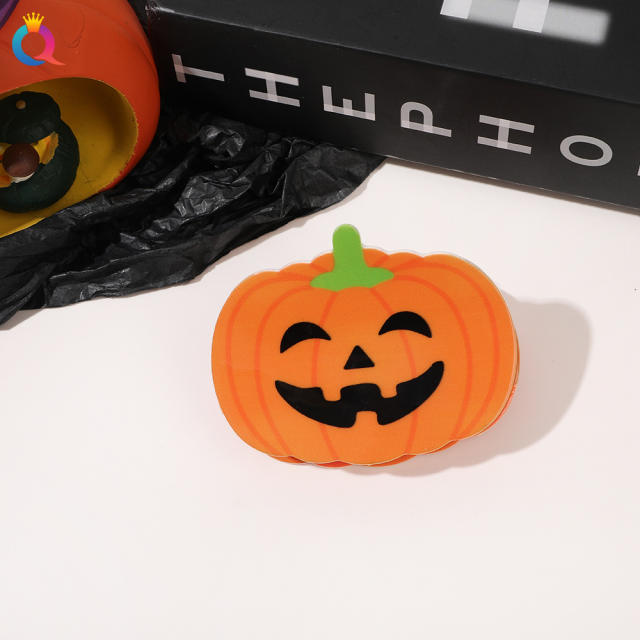 Funny halloween pumkin ghost hair claw clips