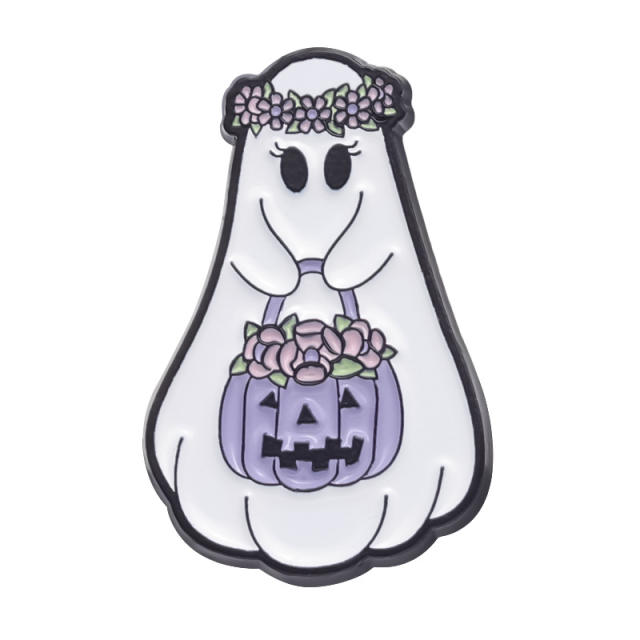 Halloween the ghost metal pin brooch gift brooch