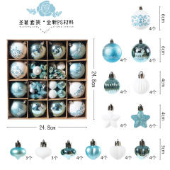 52pcs set popular christmas festival party ball decoration pendant