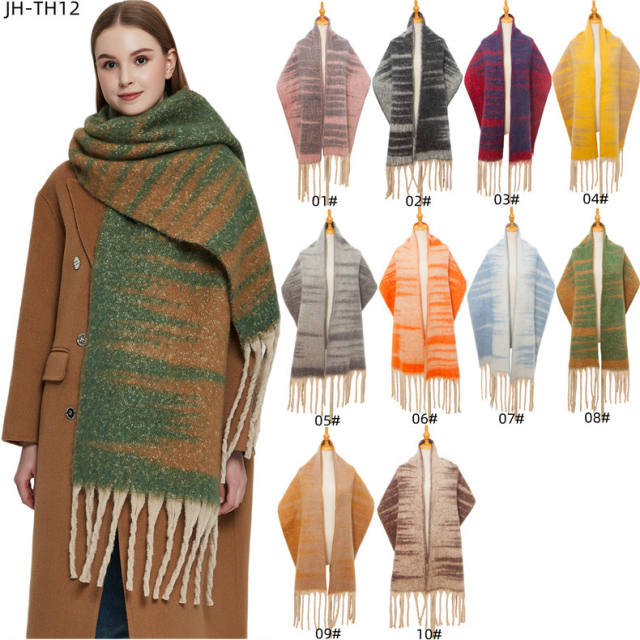 Winter autumn vintage color women scarf
