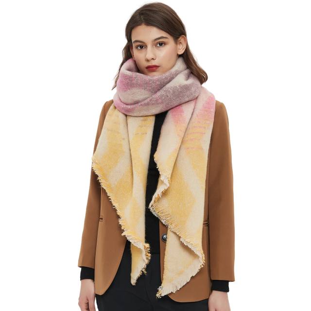 Winter autumn new design triangle shape women scarf