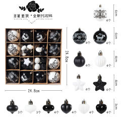 52pcs set popular christmas festival party ball decoration pendant