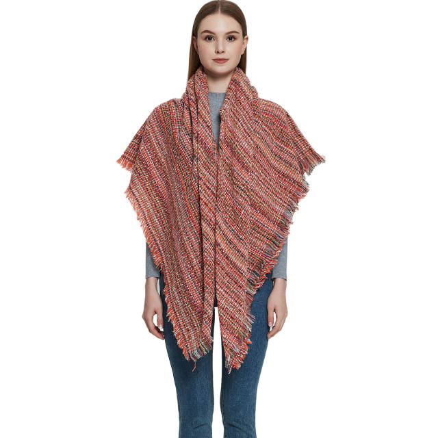 Occident fashion winter autumn design triangle shape women scarf