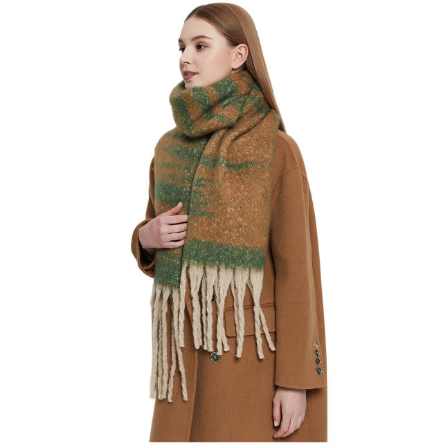 Winter autumn vintage color women scarf