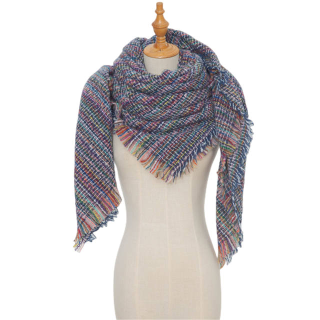 Occident fashion winter autumn design triangle shape women scarf