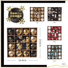 52pcs set popular christmas festival party ball decoration pendant