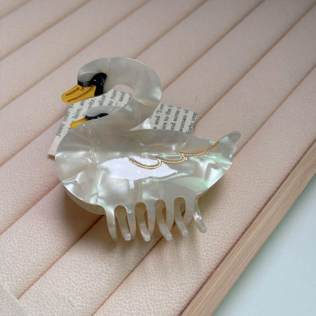 Cute animal series bird shape Acetate hair claw clips