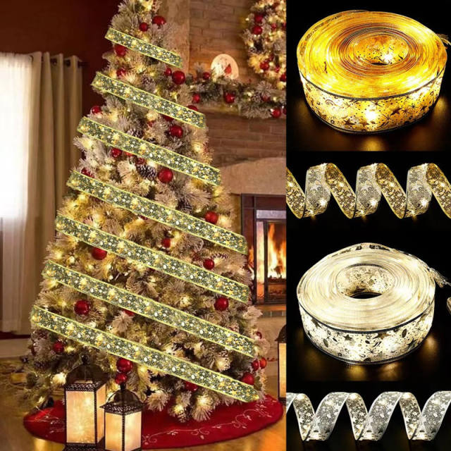 Christmas treen decoration string lights