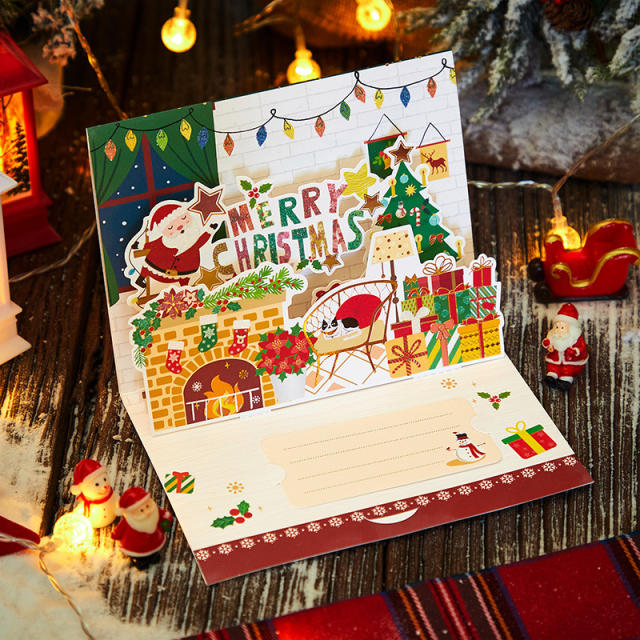 Creative 3D christmas greeting cards gift cards