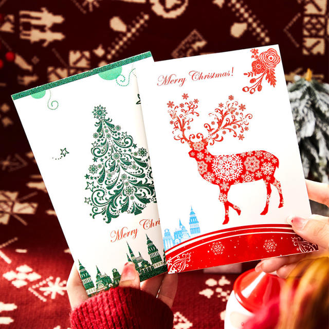 Business design simple christmas greeting cards gift cards