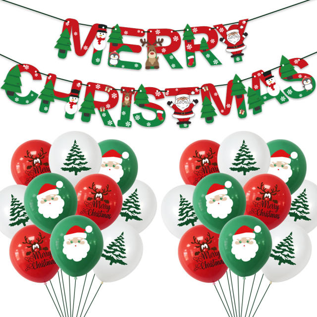 Christmas home shopping mall decoration balloon set