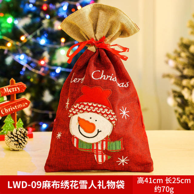 Christmas large size gift bag packing bag