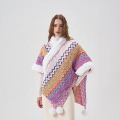 National trend fluffy shawl
