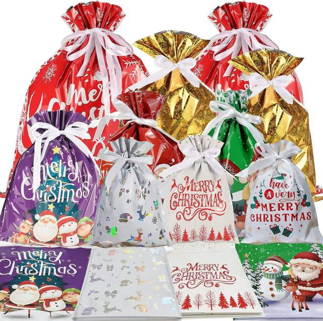 Christmas candy bag string bag gift bag