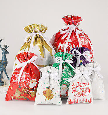 Christmas candy bag string bag gift bag