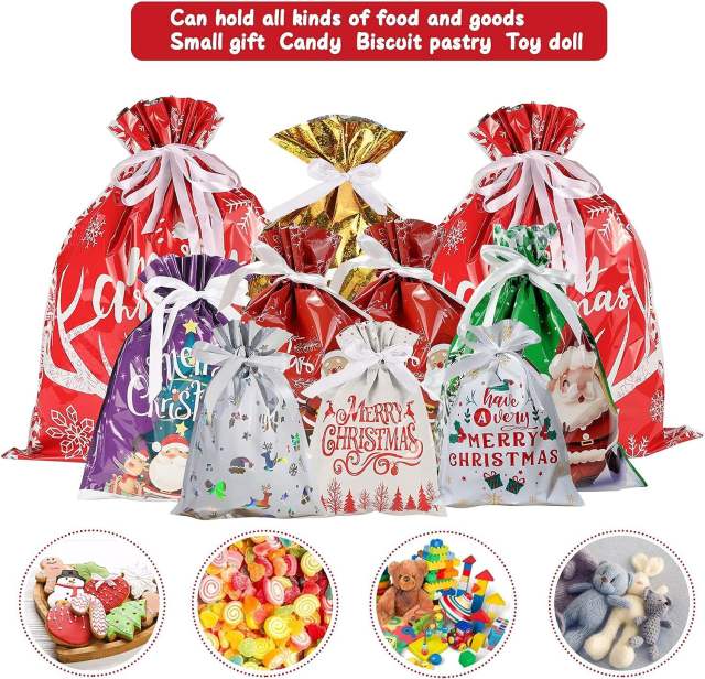 Christmas candy bag string bag gift bag