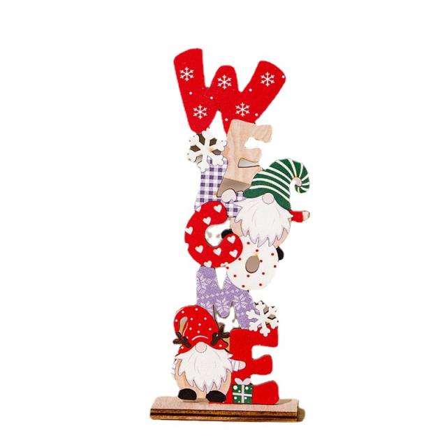 Christmas decoration for table wood christmas gift