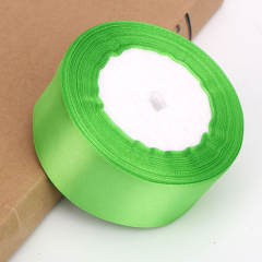 4cm plain color stain ribbon wedding festival gift packing 25 yard