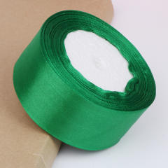 4cm plain color stain ribbon wedding festival gift packing 25 yard