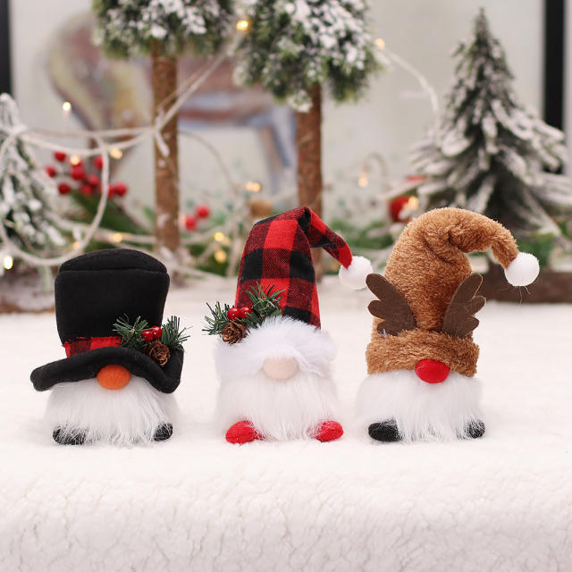 Cartoon christmas santa claus cute decoration for christmas