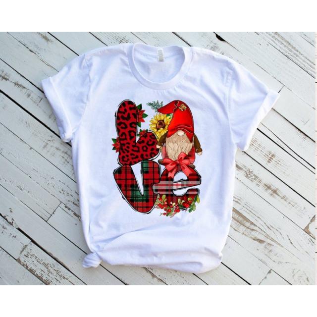 Merry Christmas women t-shirtt christmas supplies