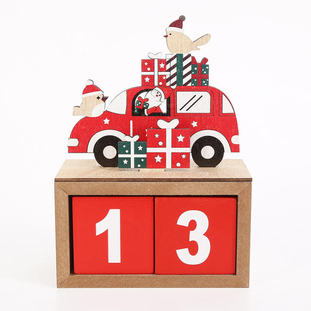 Christmas calendar decorations home decoration for table