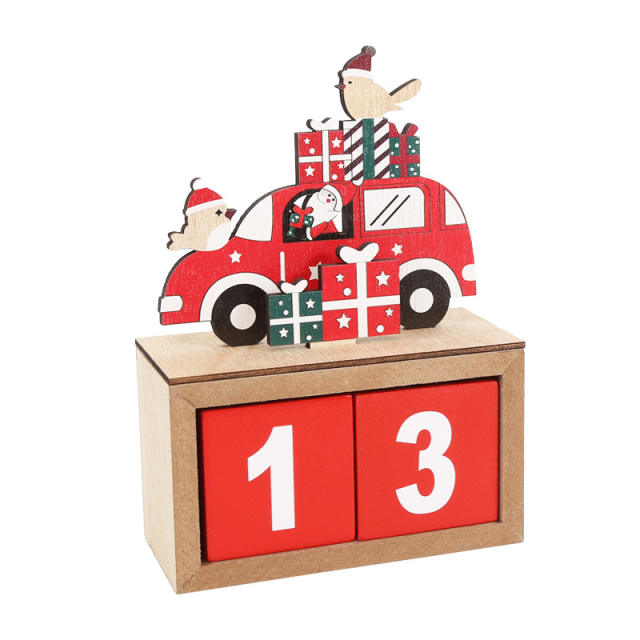 Christmas calendar decorations home decoration for table