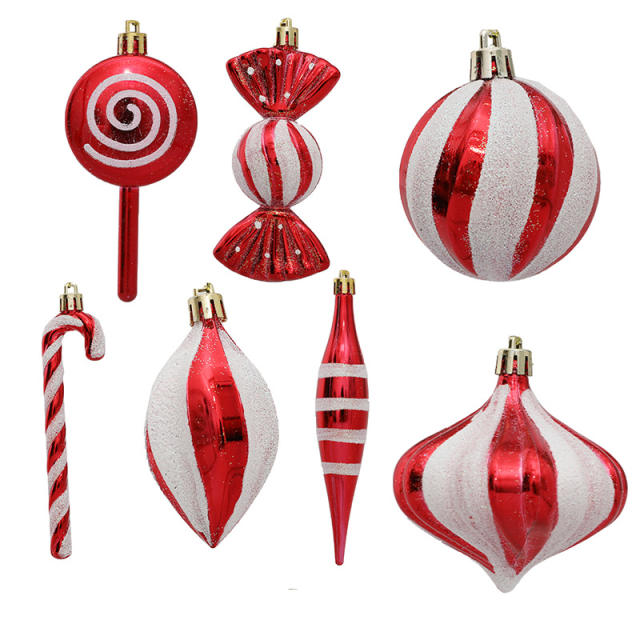 7 style 14pcs set christmas decroation christmas tree pendant